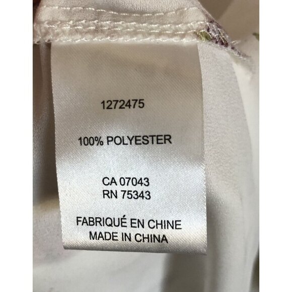 NWT Cupcakes And Cashmere Floral Print Blouse Womens L Cottagecore Bloomcore - Picture 5 of 8